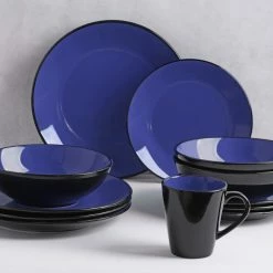 Soren Osaka 16-Piece Dinner Set Blue -Deals Cutlery Store BP575446 nc 2