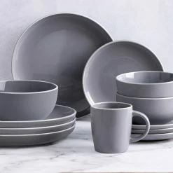 Soren Aurora 16-Piece Dinner Set Grey 7 Soren Aurora 16-Piece Dinner Set Grey -Deals Cutlery Store BP607679 nc 2