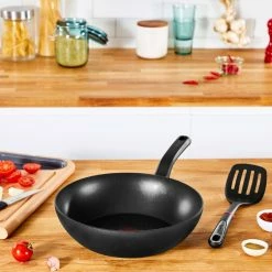 Tefal Daily Chef Black Induction Non-Stick Wok 28cm -Deals Cutlery Store BP620166 nc 2