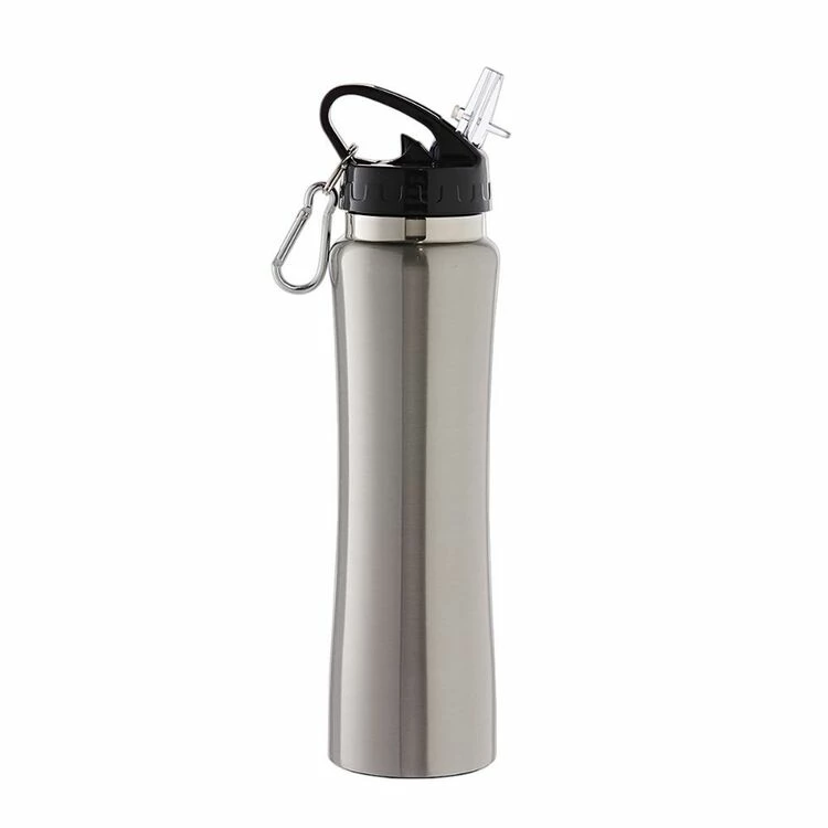 Smith & Nobel Double Wall Stainless Steel Straw Bottle Silver 500mL 3 Smith & Nobel Double Wall Stainless Steel Straw Bottle Silver 500mL