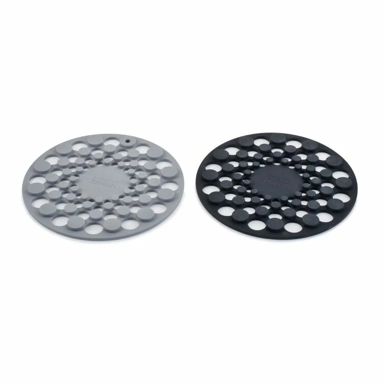 Joseph Joseph Joseph & Joseph Spot-On Set Of 2 Round Grey Silicone Trivets 6 Joseph Joseph Joseph & Joseph Spot-On Set Of 2 Round Grey Silicone Trivets - Image 4