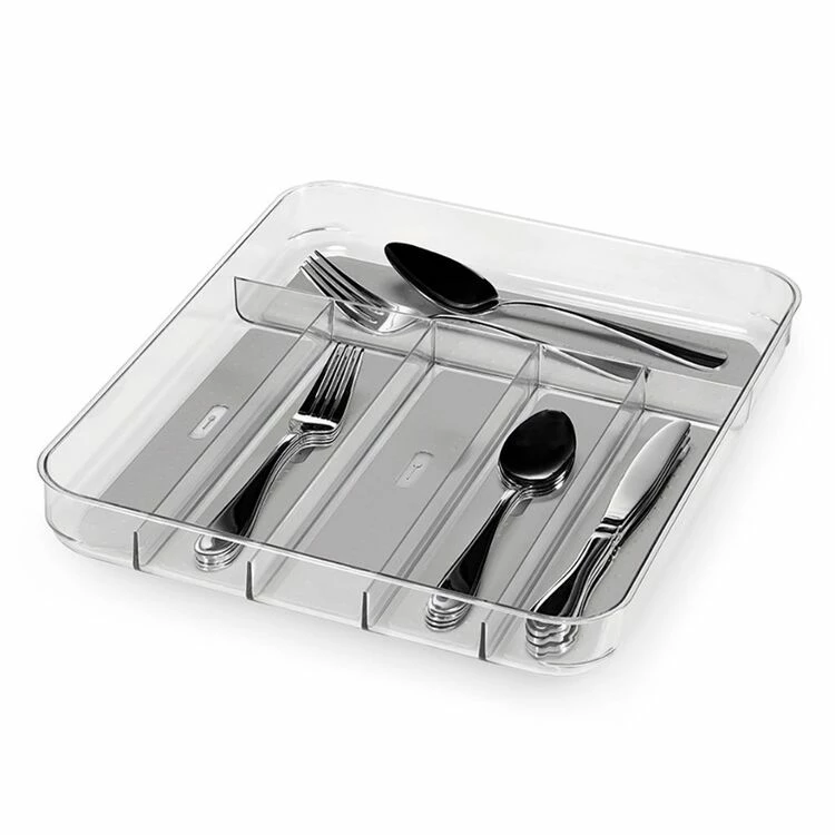 Madesmart Soft Grip Cutlery Tray 3 Madesmart Soft Grip Cutlery Tray