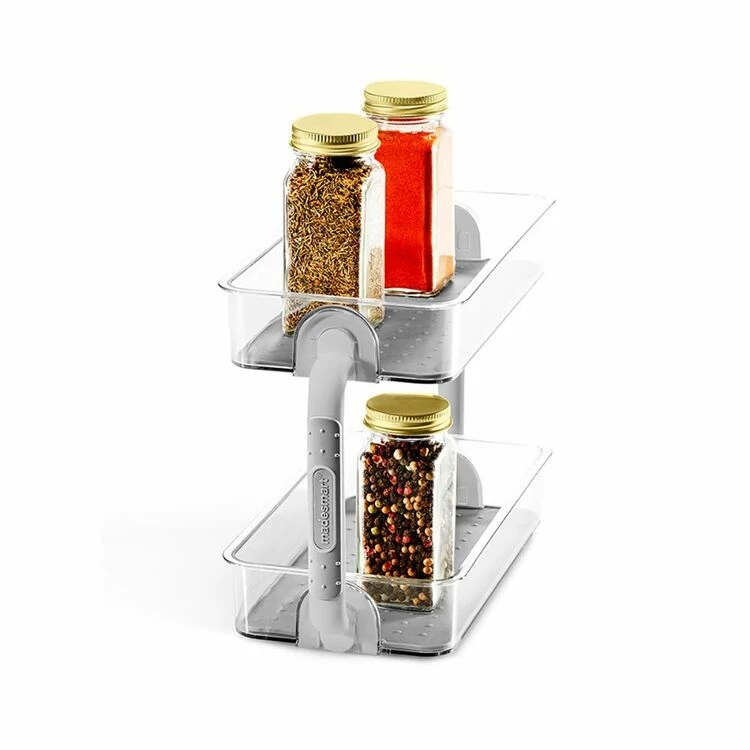 Madesmart 2-Tier Spice Organiser Clear 3 Madesmart 2-Tier Spice Organiser Clear