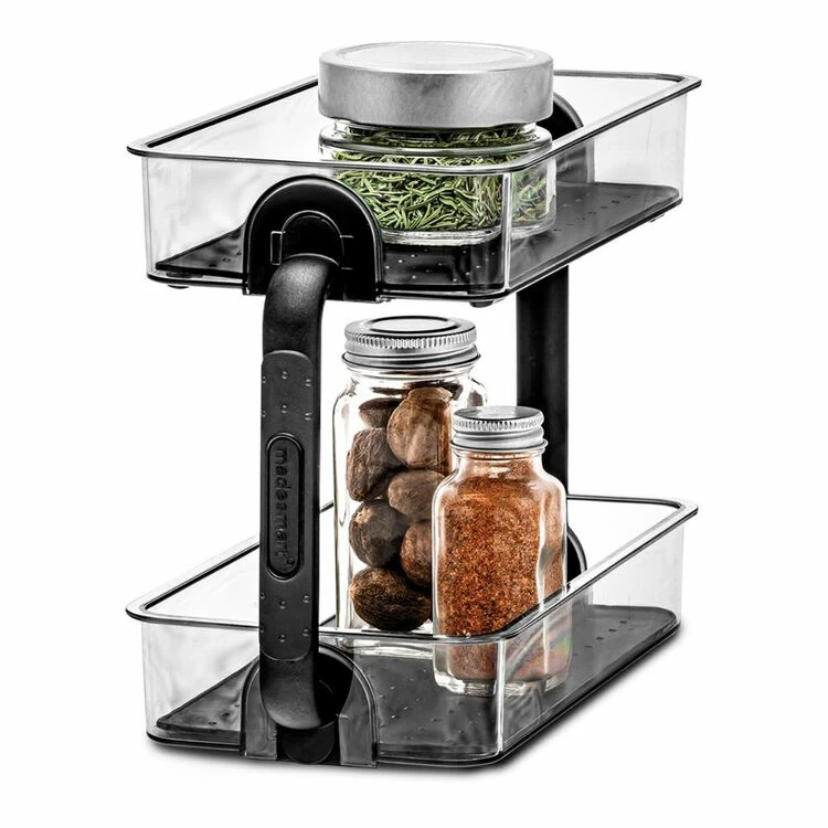Madesmart 2-Tier Spice Organiser Carbon 3 Madesmart 2-Tier Spice Organiser Carbon