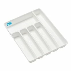 Madesmart Basic 6 Compart Cutlery Tray White