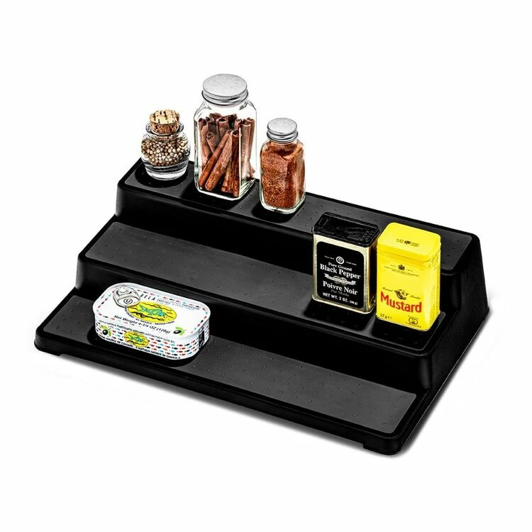 Madesmart 3 Tier Shelf Organiser Carbon 3 Madesmart 3 Tier Shelf Organiser Carbon