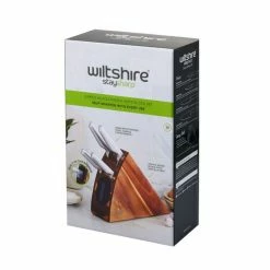 Wiltshire Staysharp Premium Stainless Steel 5PC Knife Block Set 15 Wiltshire Staysharp Premium Stainless Steel 5PC Knife Block Set -Deals Cutlery Store BP639920 nc