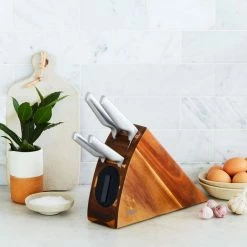 Wiltshire Staysharp Premium Stainless Steel 5PC Knife Block Set 11 Wiltshire Staysharp Premium Stainless Steel 5PC Knife Block Set -Deals Cutlery Store BP639920 nc 5