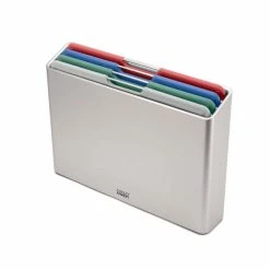 Joseph Joseph Folio 4 Pc Board Set Large (Silver/Coast) -Deals Cutlery Store BP639924 nc