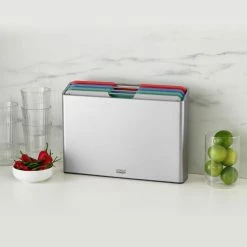 Joseph Joseph Folio 4 Pc Board Set Large (Silver/Coast)