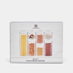 Smith & Nobel Food Storage Canister Set Of 7 -Deals Cutlery Store BP640585 nc