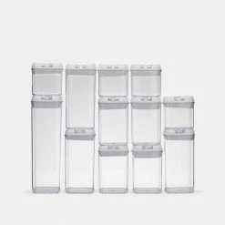 Smith & Nobel Food Storage Canister Set Of 12 9 Smith & Nobel Food Storage Canister Set Of 12 -Deals Cutlery Store BP640587 nc 2