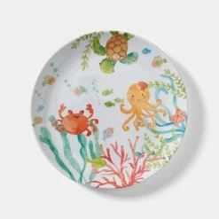 Soren Sea Life Kids Melamine Plate