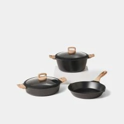 Smith & Nobel Intense Performance 3 Piece Cookset 28 Cm 6 Smith & Nobel Intense Performance 3 Piece Cookset 28 Cm -Deals Cutlery Store BP640691 nc 2