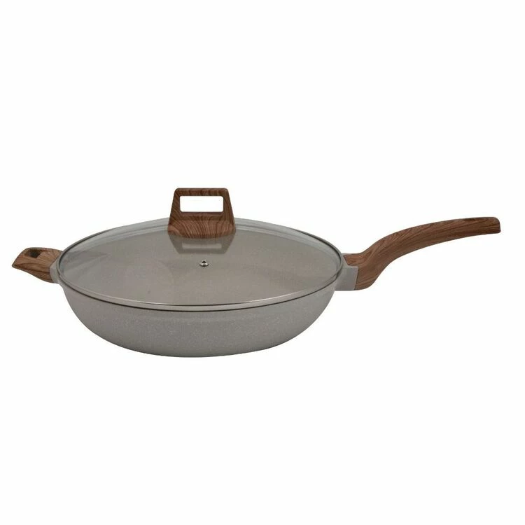 Smith & Nobel White Granite Plus Frypan 32 Cm 3 Smith & Nobel White Granite Plus Frypan 32 Cm