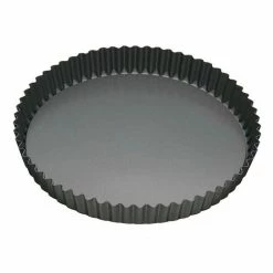 MasterPro Non-Stick Loose Base Round Flan/Quiche Tin 21 X 21 X 3.5 Cm -Deals Cutlery Store BP643281 nc