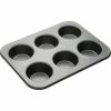 MasterPro Non-Stick 6 Cup American Muffin Pan -Deals Cutlery Store BP643283 nc