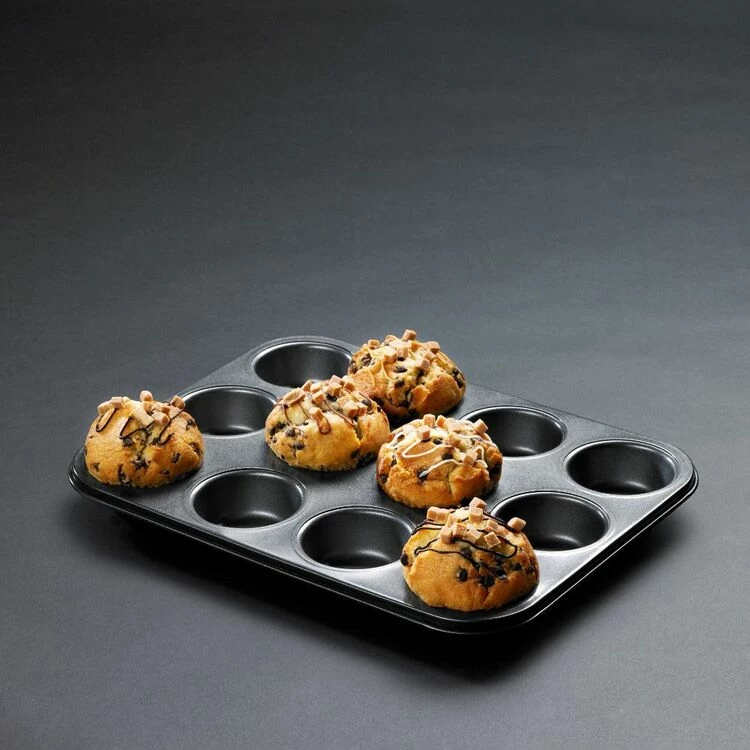 MasterPro Non-Stick 12 Cup Muffin/Cupcake Pan 3 MasterPro Non-Stick 12 Cup Muffin/Cupcake Pan