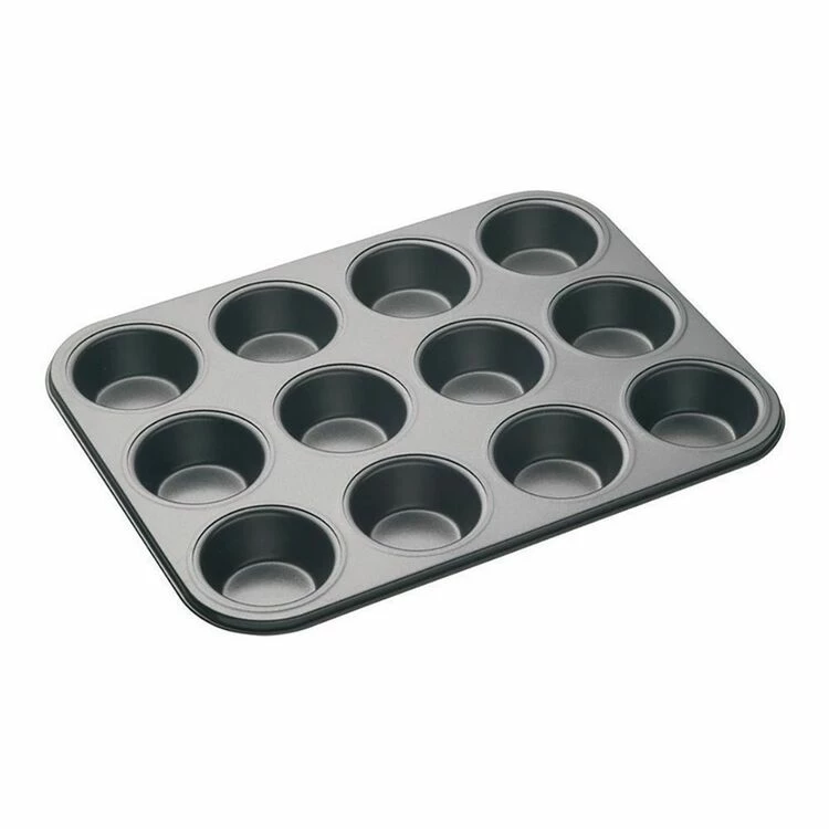 MasterPro Non-Stick 12 Cup Muffin/Cupcake Pan 4 MasterPro Non-Stick 12 Cup Muffin/Cupcake Pan - Image 2