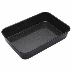 MasterPro Professional Vitreous Enamel Roasting Pan 38 X 26 X 7.5 Cm