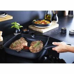 Tefal Premium Specialty Cast Aluminium Induction Deep Square Grill 28 Cm -Deals Cutlery Store BP643705 nc 3