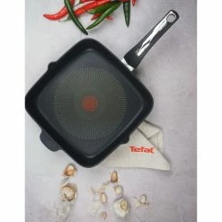 Tefal Premium Specialty Cast Aluminium Induction Deep Square Grill 28 Cm -Deals Cutlery Store BP643705 nc 4