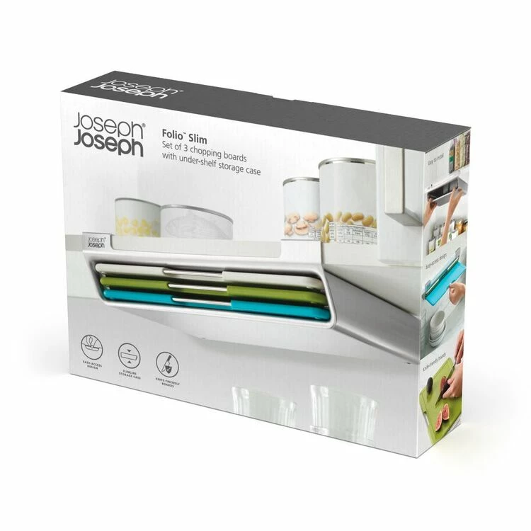 Joseph Joseph Joseph & Joseph Folio Slim 3 Piece Chopping Board Set 3 Joseph Joseph Joseph & Joseph Folio Slim 3 Piece Chopping Board Set