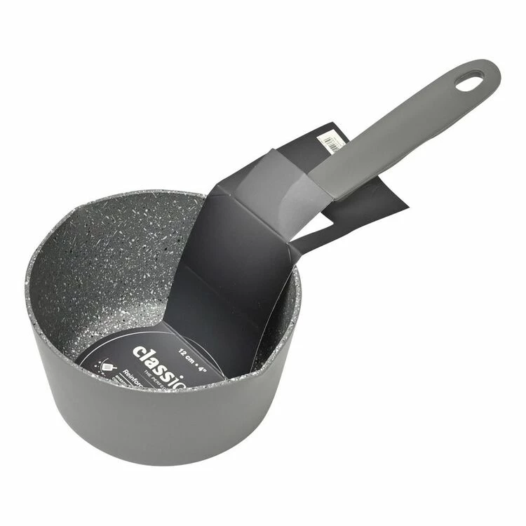 Classica Mini Grey Non-Stick Milk Pot 12 Cm 3 Classica Mini Grey Non-Stick Milk Pot 12 Cm