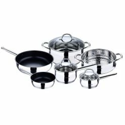 Bergner Gourmet Stainless Steel 6 Piece Cookset -Deals Cutlery Store BP644474 nc