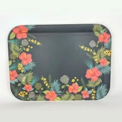 Frankie & Me Tropical Blue Bamboo Tray