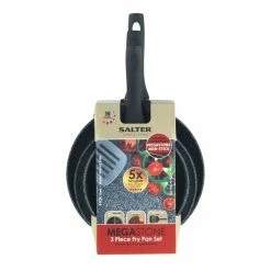Salter Megastone Basic Frypan 3 Piece Set 8 Salter Megastone Basic Frypan 3 Piece Set -Deals Cutlery Store BP645536 nc 2