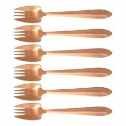 Splayds Black Label Rose Gold Satin Finish 6 Piece Set -Deals Cutlery Store BP646766 nc 2