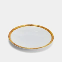 Chyka Home Bamboo Rim Salad Plate