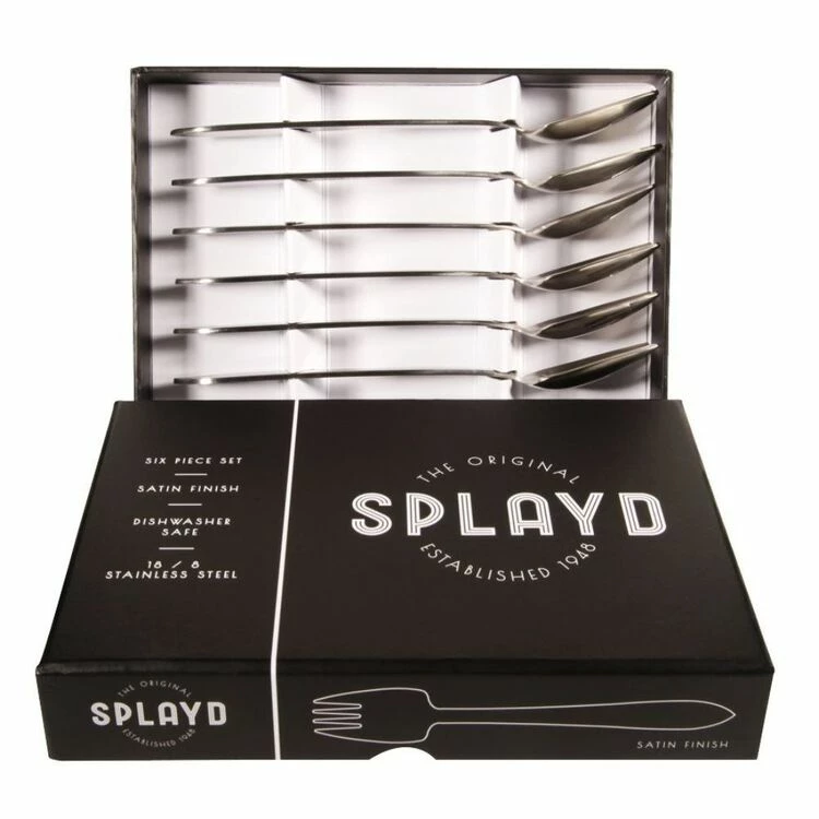 Splayds 6-Piece Fork Set Satin 4 Splayds 6-Piece Fork Set Satin - Image 2