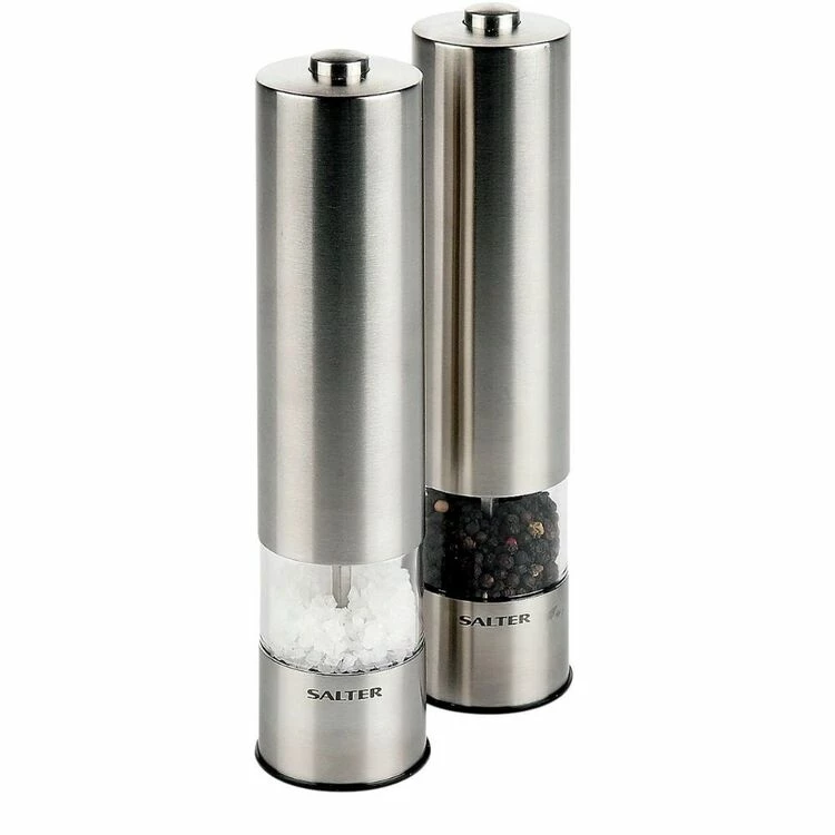 Salter Electronic Salt And Pepper Mill Set 3 Salter Electronic Salt And Pepper Mill Set