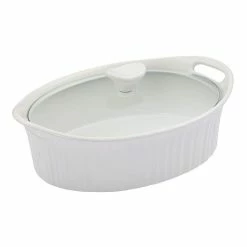 Corningware French White Ovenware Oval Casserole 1.4L
