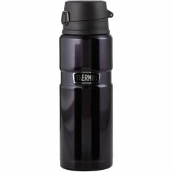Thermos Stainless King Vacuum Insulated Bottle With Flip Lid 710ml Midnight Blue