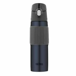 Thermos Vacuum Insulated Hydration Bottle With Hygienic Flip Lid 530ml Midnight Blue