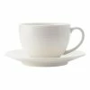 Casa Domani Casual White Evolve Coupe Cup And Saucer 2 Casa Domani Casual White Evolve Coupe Cup And Saucer -Deals Cutlery Store SP 531484