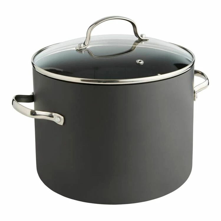 Smith & Nobel Professional Hard Anodised Stockpot 24cm 3 Smith & Nobel Professional Hard Anodised Stockpot 24cm