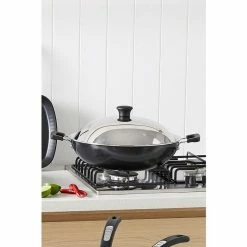 Tefal Large Wok With Stainless Steel Lid 36cm -Deals Cutlery Store SP 537982 2
