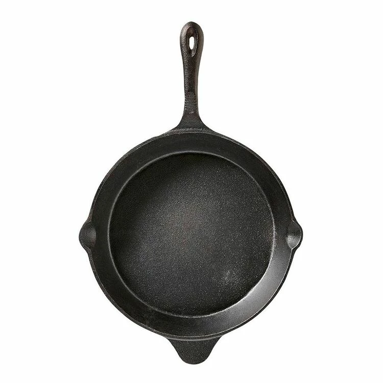 Smith & Nobel Raw Cast Iron Skillet 30cm 3 Smith & Nobel Raw Cast Iron Skillet 30cm