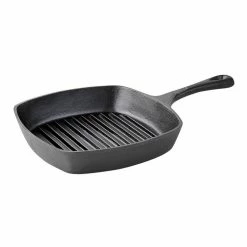 Smith & Nobel Raw Cast Iron Square Grill 26cm -Deals Cutlery Store SP 573257