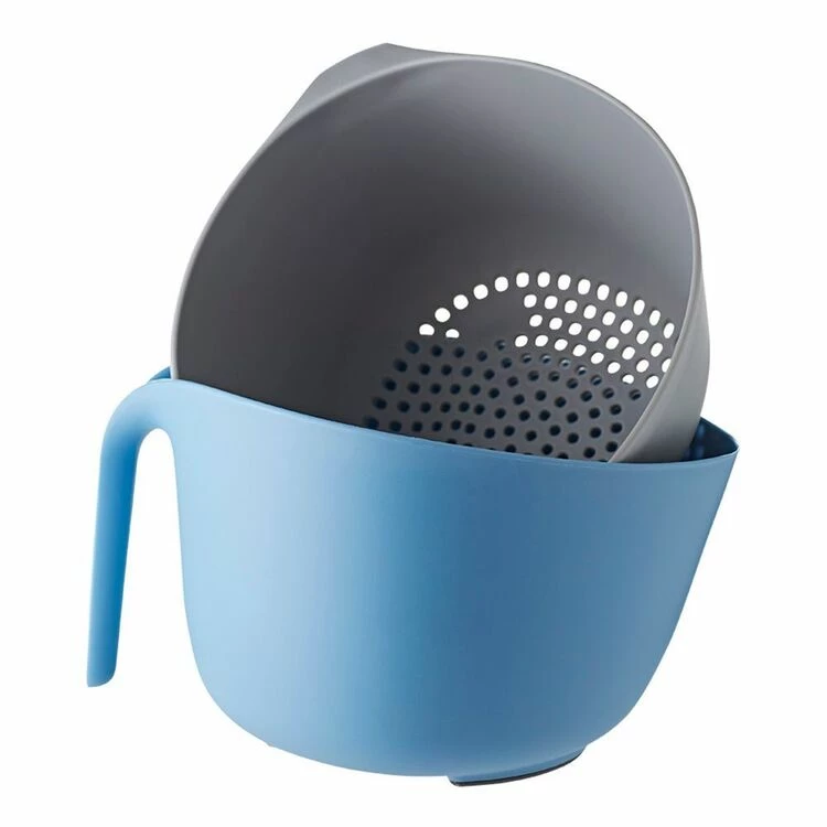 Smith & Nobel 2-Piece Colanders And Mixing Bowl Set 3 Smith & Nobel 2-Piece Colanders And Mixing Bowl Set