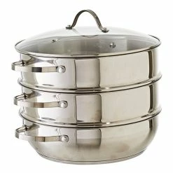 Smith & Nobel 3-Piece Stainless Steel Steamer Set