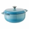 Smith & Nobel Traditions Cast Iron Casserole 6L Blue -Deals Cutlery Store SP 594378