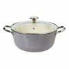 Smith & Nobel Lightweight Cast Iron Casserole 26cm Grey -Deals Cutlery Store SP 602002