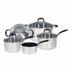 Smith & Nobel 5-Piece Endurance Stainless Steel Cookset