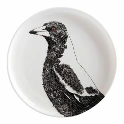 Maxwell & Williams Ferlazzo Birds Plate 20cm Magpie