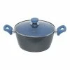 Smith & Nobel Stone Plus Cerulean 28cm Casserole With Lid 2 Smith & Nobel Stone Plus Cerulean 28cm Casserole With Lid -Deals Cutlery Store SP 611216